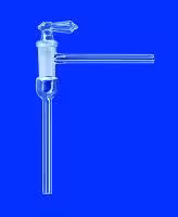Robinet high vacuum 2 voies perpen. 4 mm