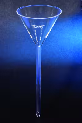 Entonnoir verre borosilicaté 3.3 long stem ø rim 65 mm x 2