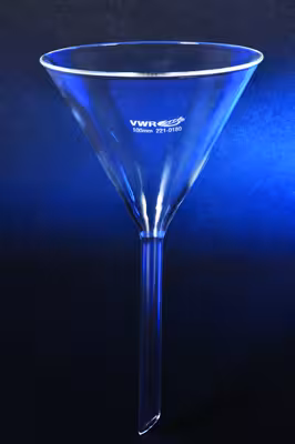 Entonnoir verre borosilicaté 3.3 short stem ø rim 70 m x 2