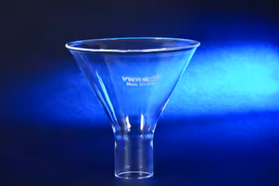 Entonnoir à poudre verre borosilicaté 3.3 ø rim 100 mm x 2