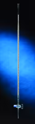 Burette 50 ml robinet droit clé verre classe as