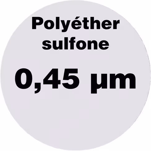 Membrane PS Polyethersulfone 0,45 µm Ø 47 mm LMR x 100