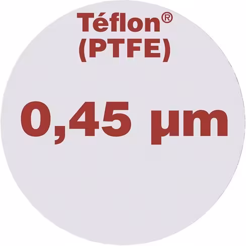 Membrane en PTFE porosité 0,45 µm Ø 47 mm LMR x 100