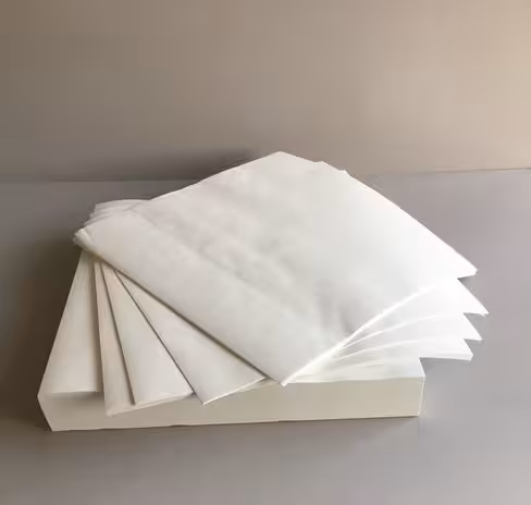 Papier filtre blanc plissé 600 x 600 mm x 500