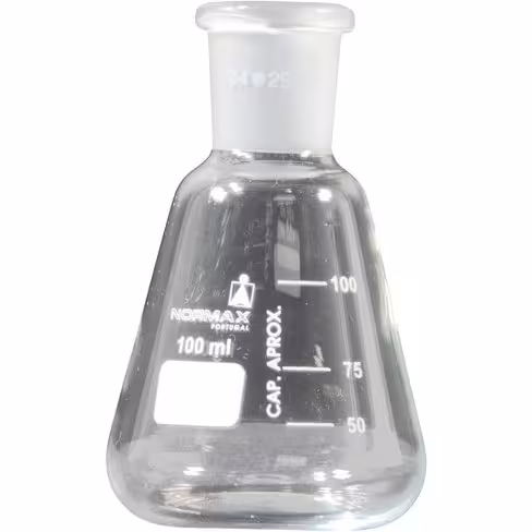 Fiole erlenmeyer col rodé 250 ml rodage 29/32 x 10