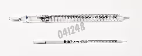 Pipette 5 ml verre Pyrex shorty td emballage individuel stérile x 200