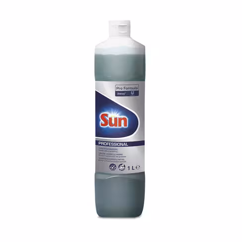 Liquide vaisselle Professionnel SUN pour lavage manuel - 6 flacons de 1 l