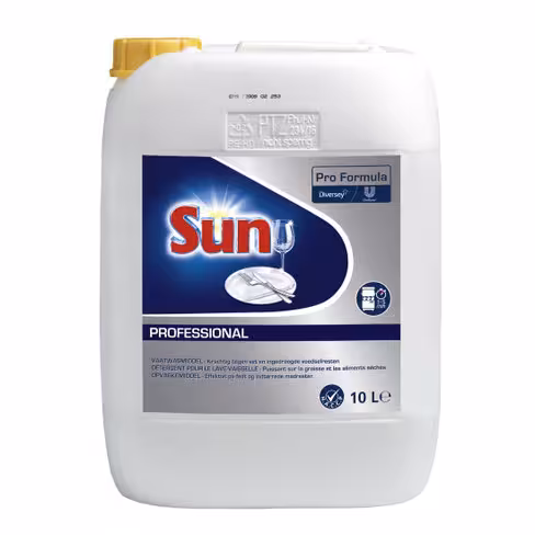 Liquide vaisselle détergent pour lavage automatique en eau douce Sun Professionnel liquide - 1 bidon de 10 l