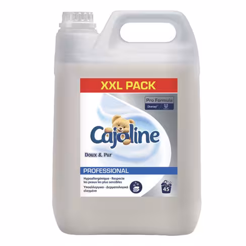 Assouplissant Cajoline doux et pur - carton de 2 x 5 l