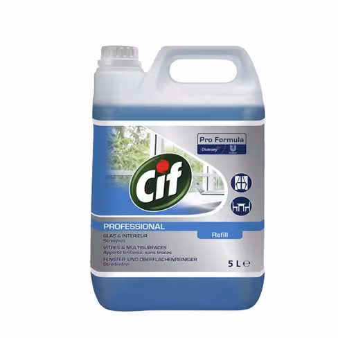 Nettoyant vitres et multisurfaces Cif Professionnel - carton de 2 x 5 l