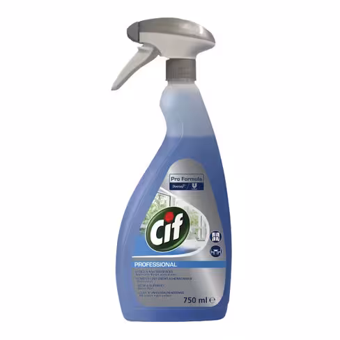 Nettoyant vitres et multisurfaces Cif Professionnel - carton de 6 x 750 ml