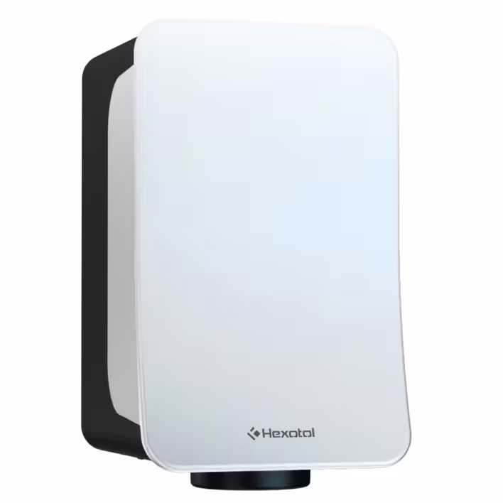 Sèche-mains en ABS à air pulsé sans contact blanc - MINIWIND