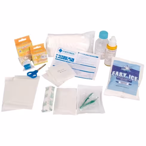 Kit de consommables premier secours - grand modèle - 15 éléments