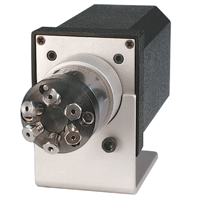 Vanne VALCO c74 x 4 port 2-pos int vol, manual 1/16P ,25 mm, 50c/15000psi liq,10 µl, n60c/e3