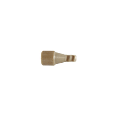 Nut 1/16P fingertight, controlled radius, peek