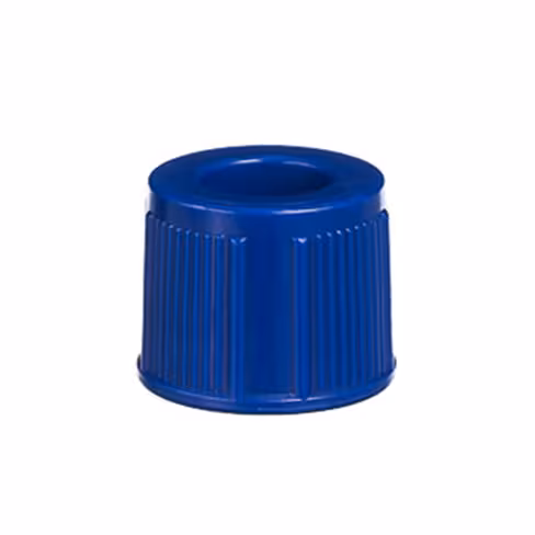 Snap cap 13mm VACUETTE bleu royal pour capuchonner tubes 13 mm x 5 sachets de 1000