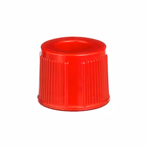 Snap cap 13mm VACUETTE rouge pour capuchonner tubes 13 mm x 5 sachets de 1000