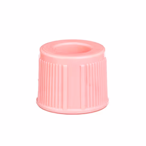 Snap cap 13mm VACUETTE rose pour capuchonner tubes 13mm x 5 sachets de 1000