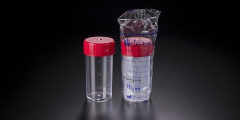 Flacon pp 40 ml emballage individuel - gradués x 800