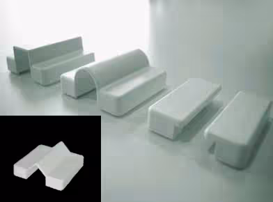 Adaptateur Sharpsafe safeclip pour tube carré verticalhorizontal Ø 20 à 30 mm (Safe clip à commander à