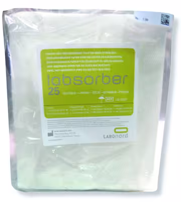 Papier absorbant blanc 371 x 303 mm x 25 feuilles