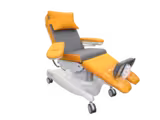 Fauteuil de soins à accoudoirs DHC Packot avec freins indépendants et Accoudoirs à géométrie variable