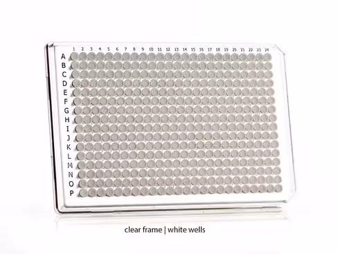 Plaque PCR bi-composants 384 puits blancs