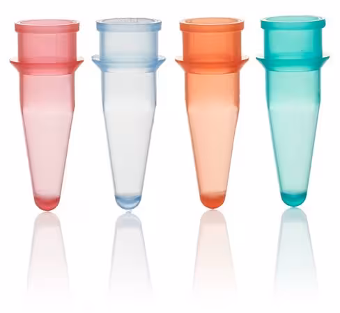 Tube MICROAMP sans bouchon couleurs assorties x 1000