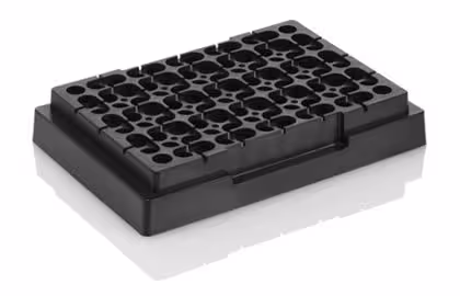 Base pour tubes ou plaques splash-free 96 emplacements x 10