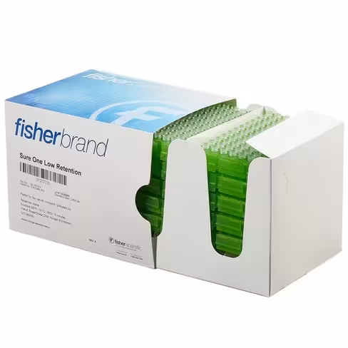 Recharge pointe fisherbrand sureone low retention 0,1-10 µl, cristal, non stérile, 96/plateau x 960