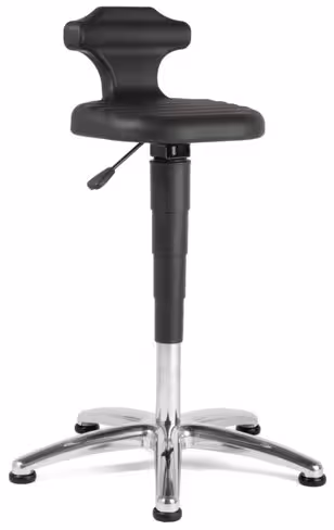 Tabouret lab s2 roulettes 450 650 mm pu