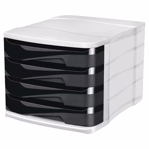 Module de classement - Cep - Ellypse - 4 tiroirs - noir