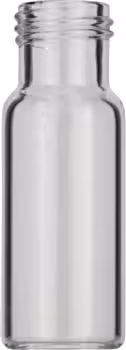 Flacon 1,5 ml à visser n 9 11,6 mm x 32 mm transparent fond plat ouverture large x 100