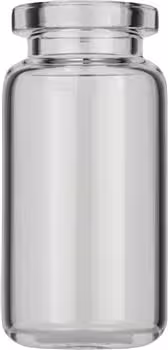 Flacon 10 ml headspace à sertir N 20 22,5 mm x 46 mm transparent fond rond bord hs biaisé (CTC) x 100