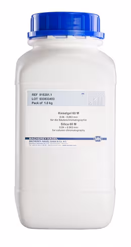 Gel de silice 60 m taille des particules 0,04-0,063 mm paquet de 1 kg