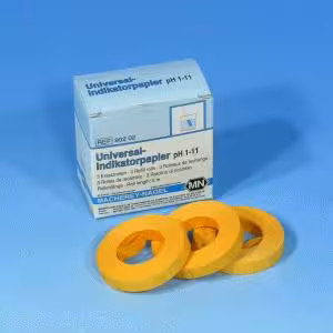 Papier indicateur universel pH 1-11, recharge de 3 rouleaux, quantité de commande minimum 2 paquets