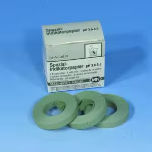 Papier indicateur spécial pH 3,8-5,8, recharge de 3 rouleaux, quantité de commande minimum 2 paquets