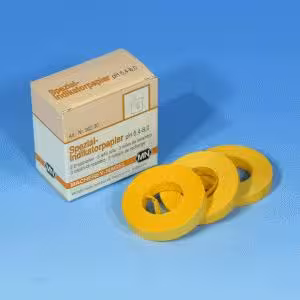 Papier indicateur spécial pH 6,4-8,0, recharge de 3 rouleaux, quantité de commande minimum 2 paquets