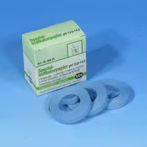 Papier indicateur spécial pH 12,0-14,0, recharge de 3 rouleaux, quantité de commande minimum 2 paquets