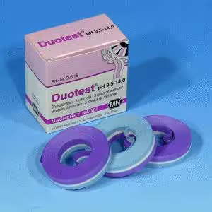 Duotest pH 9,5-14,0, recharge de 3 rouleaux, quantité de commande minimum 2 paquets