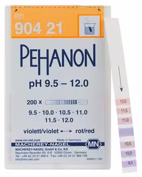 Languette PEHANON pH 9,5-12,0, 11 x 100 mm x 200