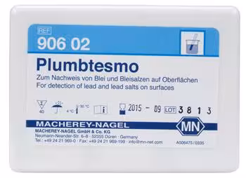 Feuillet Plumbtesmo 40 x 25 mm pour 40 déterminations