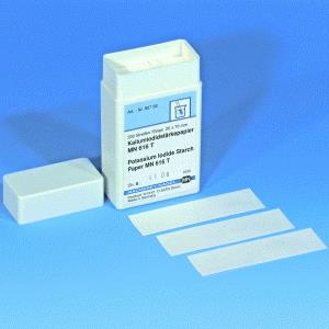 Papier Amidon-iodure de potassium MN 616 T, boîte de 200 Languette
