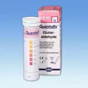 Languette QUANTOFIX Glutaraldéhyde, 6 x 95 mm x 100