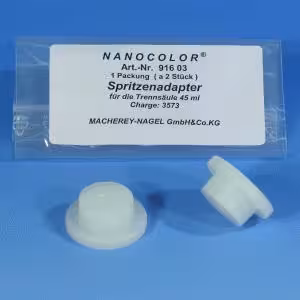 Adaptateur de seringue NANOCOLOR 45 ml pour CHROMABOND x 2