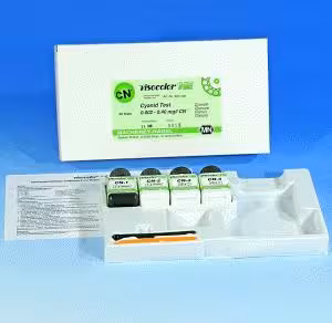 Kit de test à haute sensibilité VISOCOLOR HE Cyanure 0,002-0,040 mg/l 50 tests