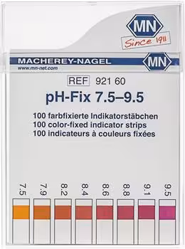 languette indicatrice pH-Fix pH 7,5-9,5, languette 6 x 85 mm x 100