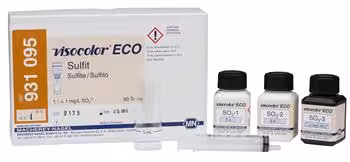 Kit de test colorimétrique VISOCOLOR ECO Sulfite 60 tests