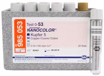 Test en cuve ronde NANOCOLOR Cuivre 5 x 20