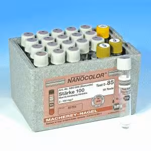 Test en cuve ronde NANOCOLOR Amidon 100 x 20